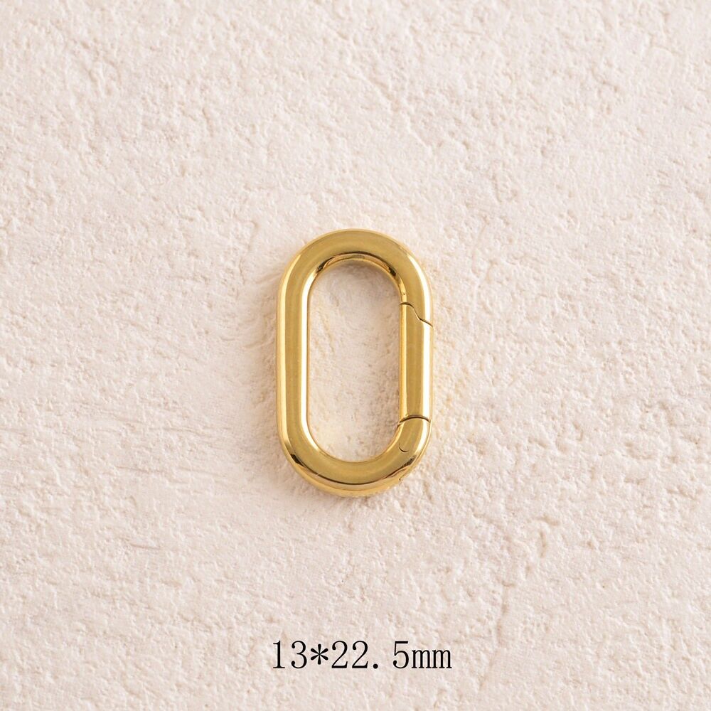 Chiusure a moschettone ovali (20,5 x 13 mm)