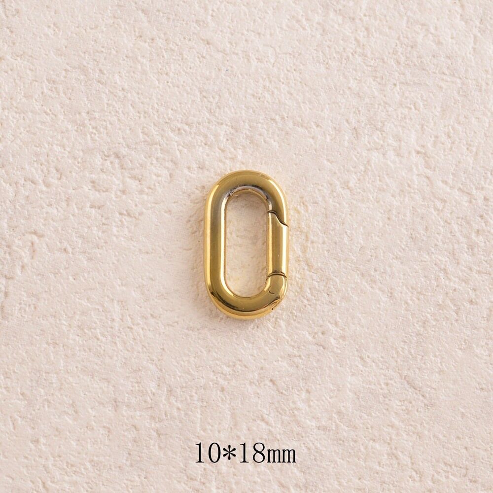 Chiusure a moschettone ovali (18 x 10,5 mm)