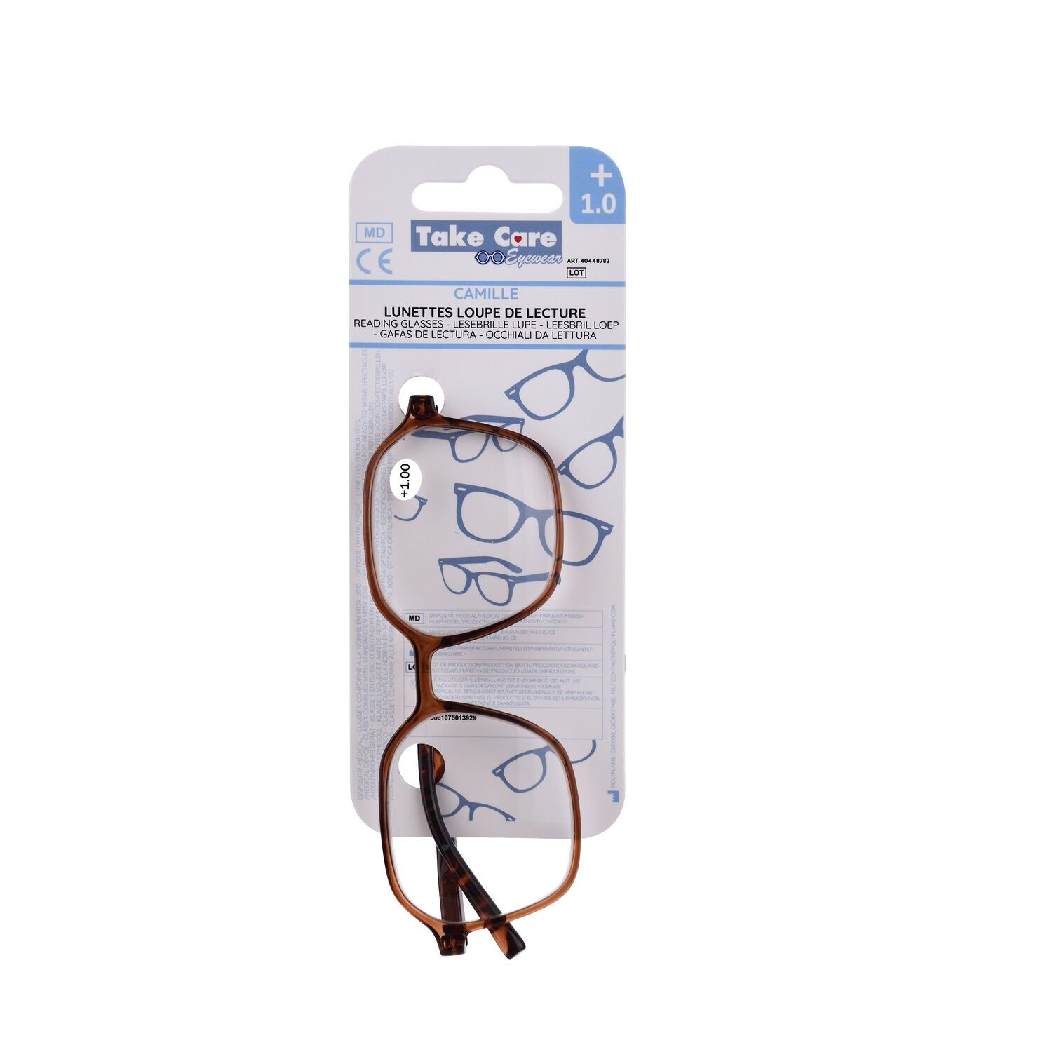 Lesebrille - Romane Brown und Schildpatt +1.0