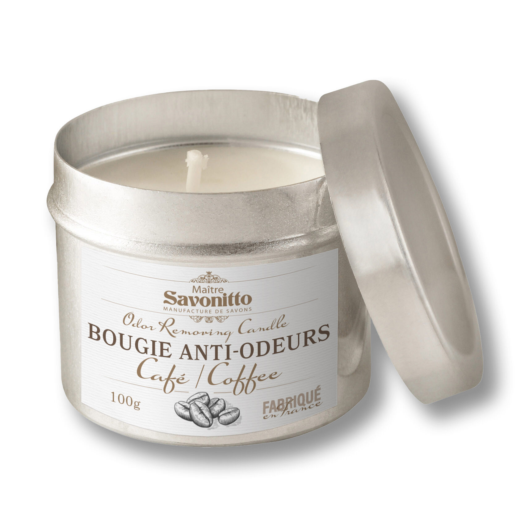 Coffee scent “anti-odor” candle (after cooking)