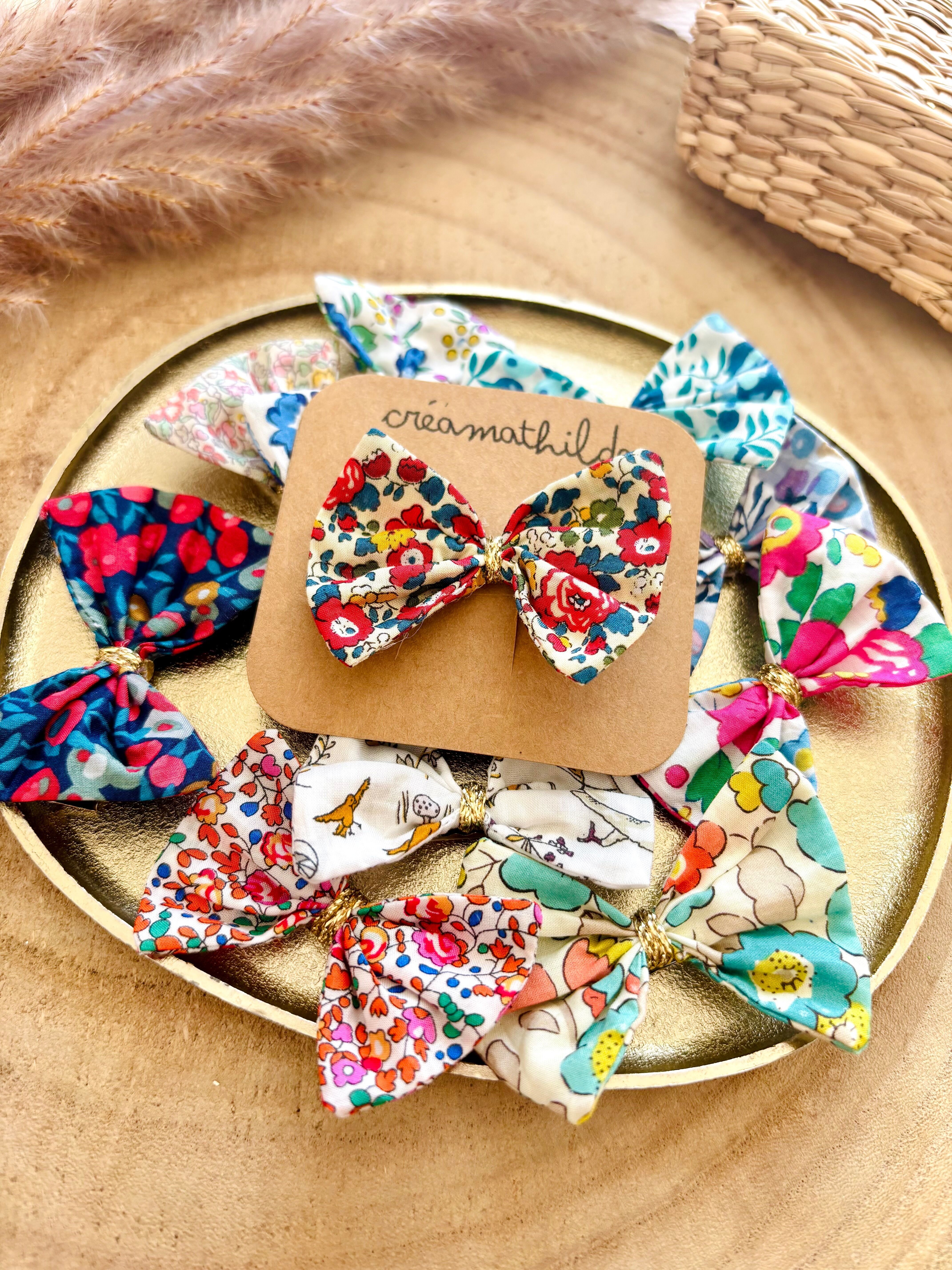 Hair accessories for babies and children - Set of 10 Liberty "Les Minis" hair clips