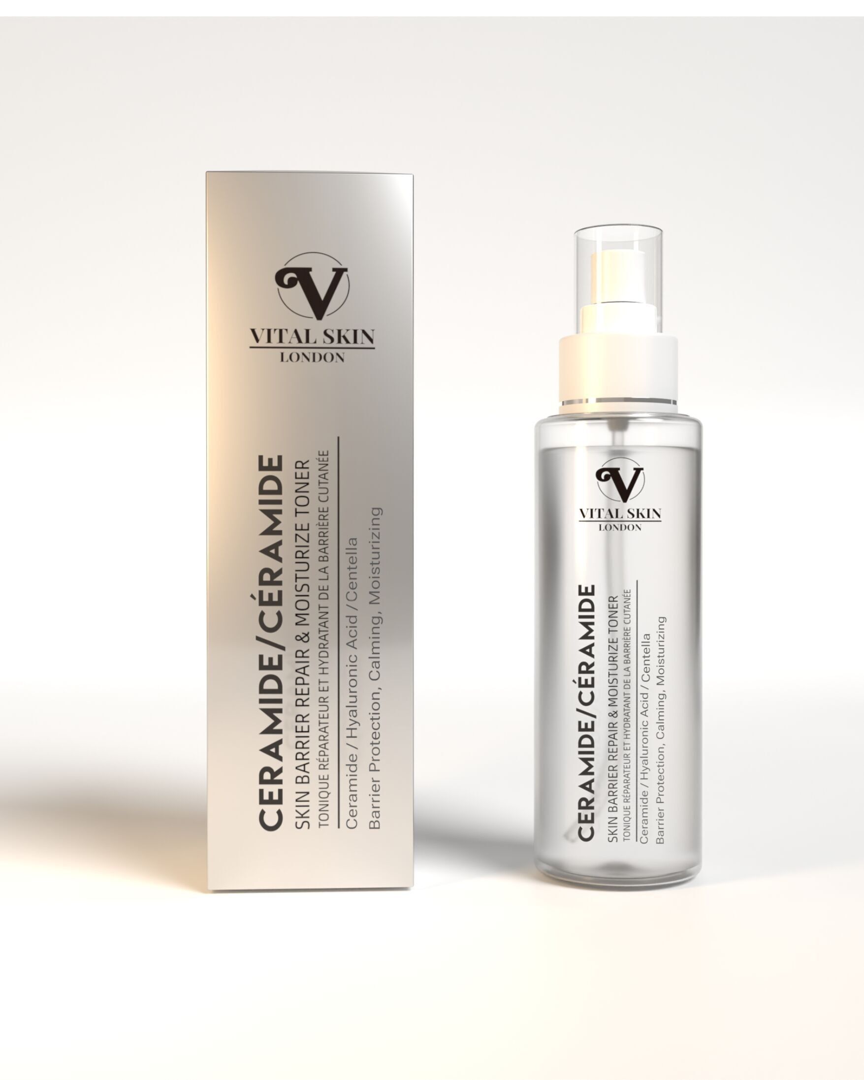 Tonique réparateur et hydratant pour la peau aux céramides