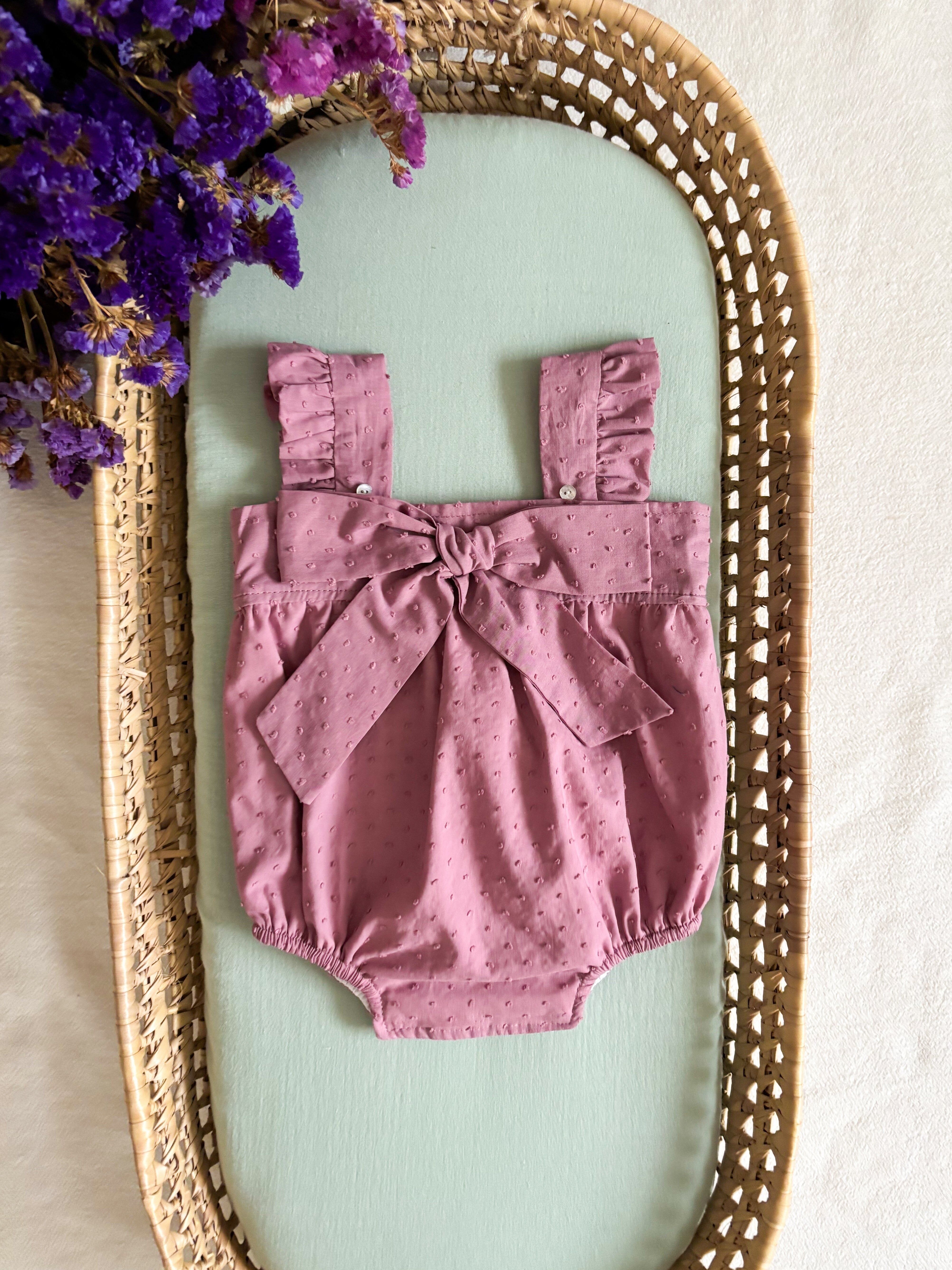 Fofo Laço Plumeti Rosa