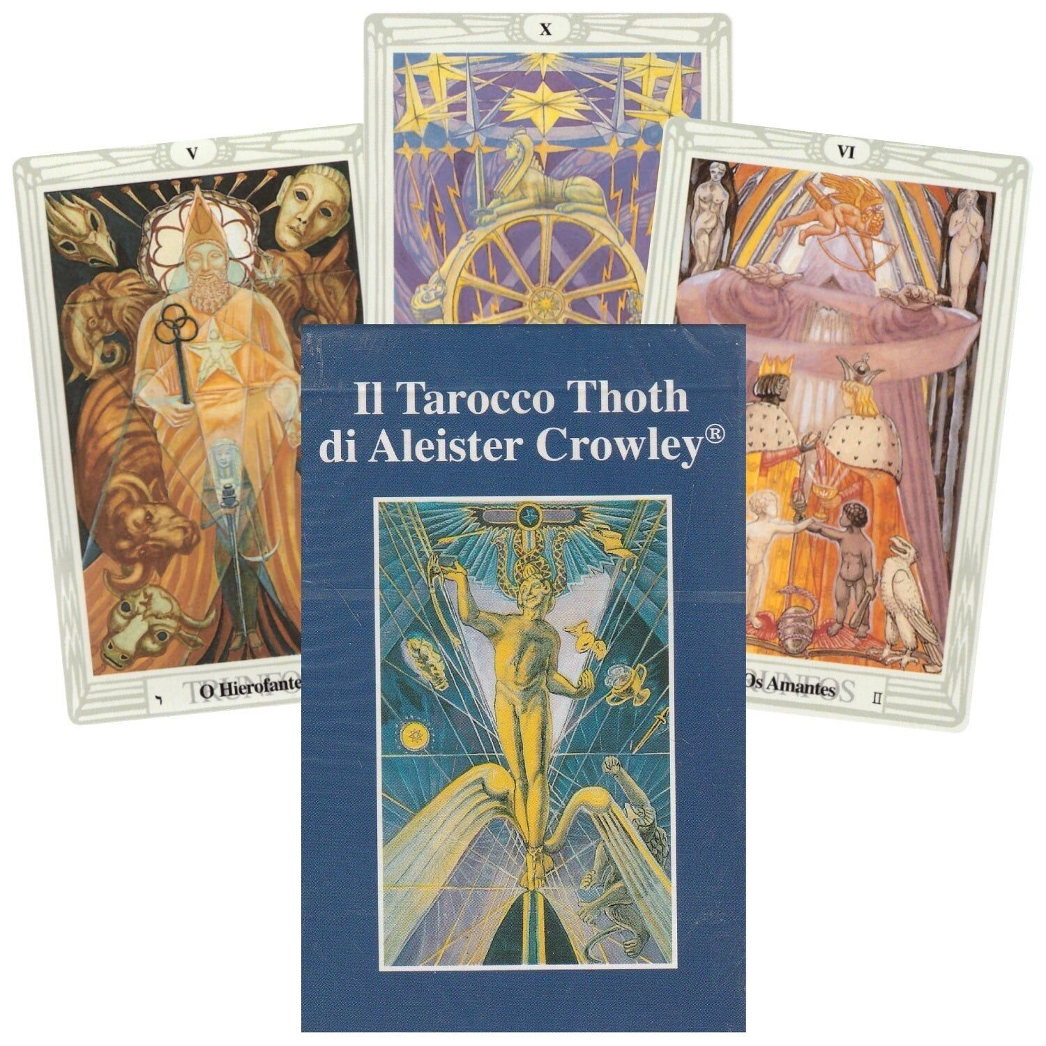 Aleister Crowley Thoth Tarot Standard Italian Edition Karten AGM