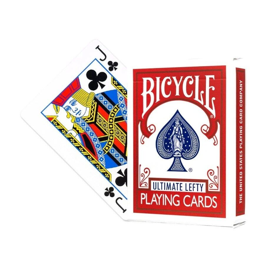 Bicycle Ultimate Lefty Spielkarten (Rot)