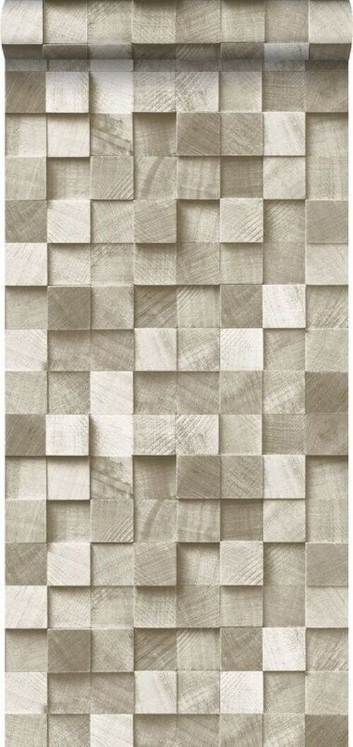 ESTAhome wallpaper 3D wood effect-138524
