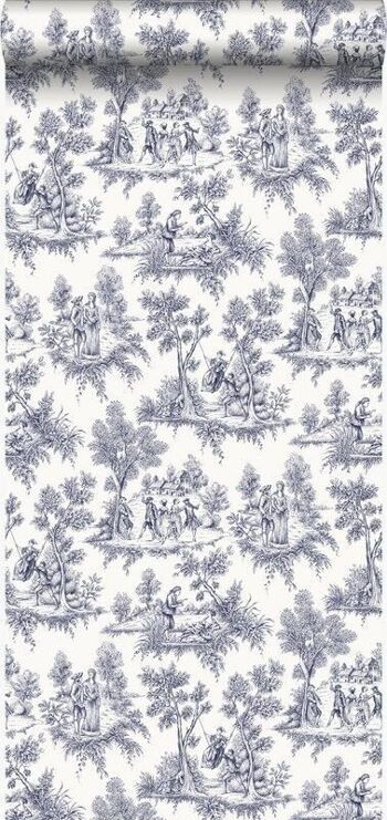 Papier peint Origine toile de Jouy-326114