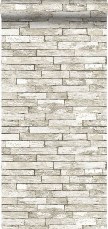 ESTAhome carta da parati pezzi di legno-138239