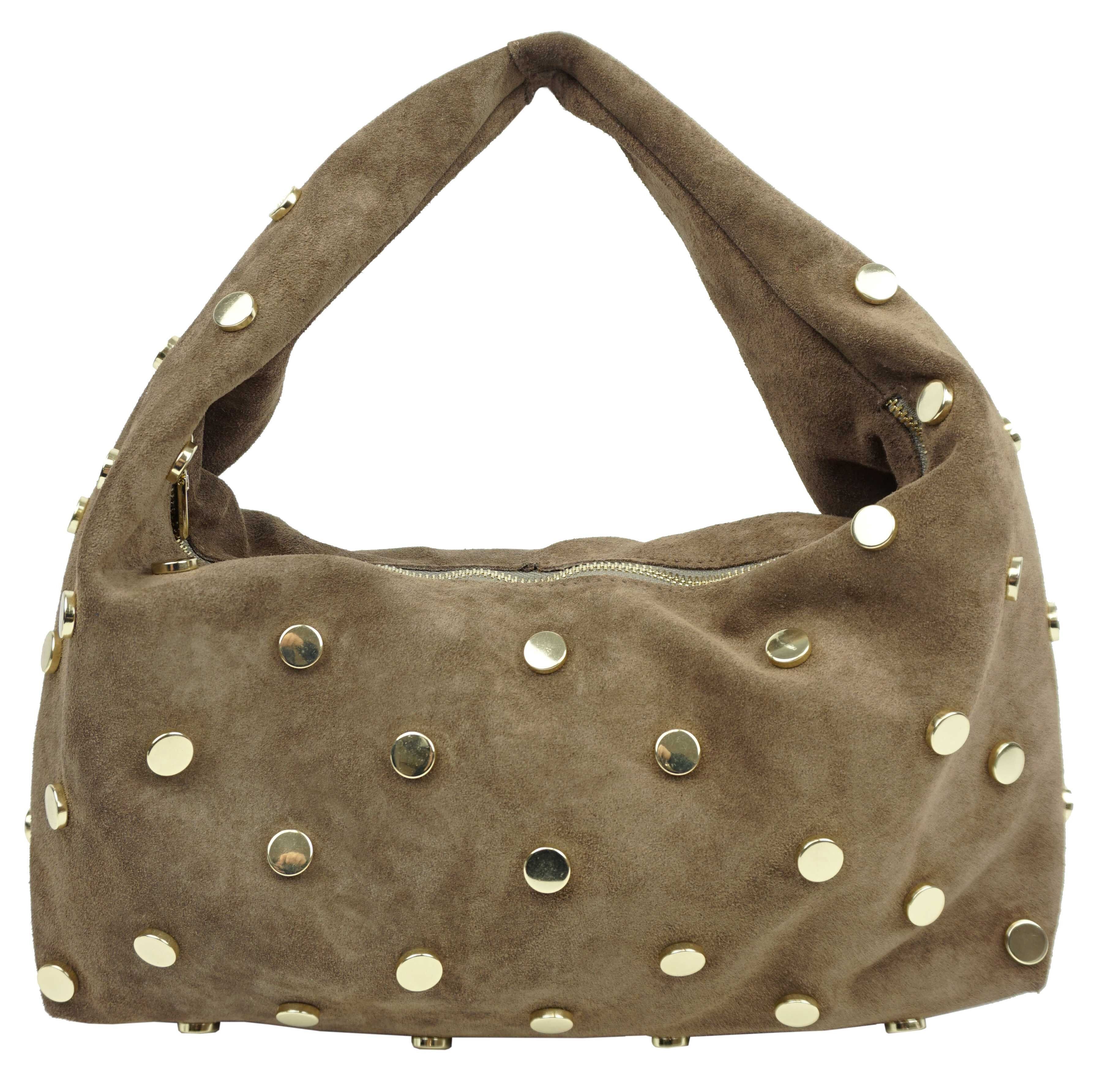D4905 Leather Shoulder Bag