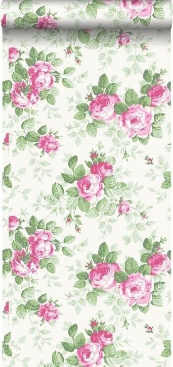 ESTAhome papier peint roses-138109
