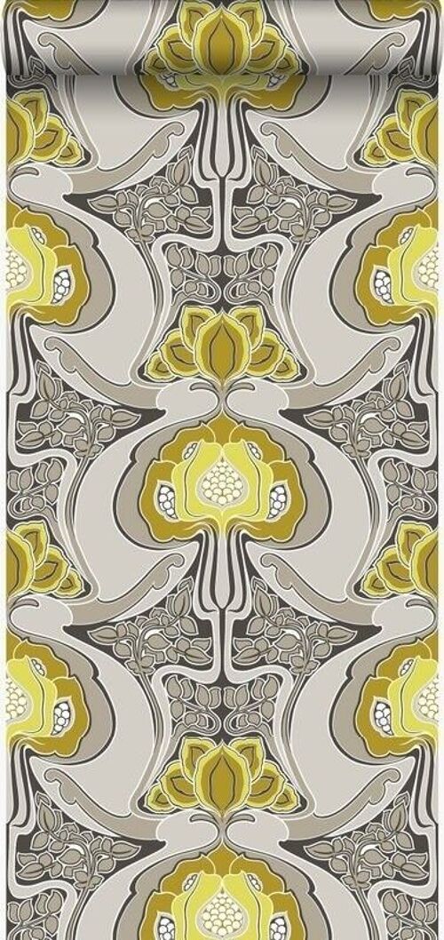 Origin wallpaper Art Nouveau floral pattern-347206