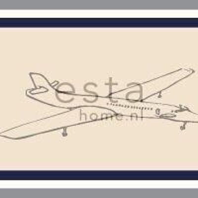 ESTAhome wallpaper border aeroplanos-174601
