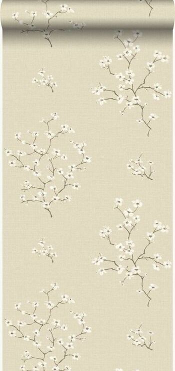 Origine papier peint fleur-346542