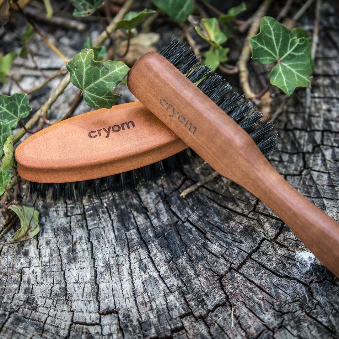 Brosse à barbe, 100% poils de sanglier et bois de poirier - Accessoire pour Hommes