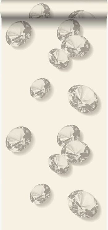 Origine papier peint diamants-326333