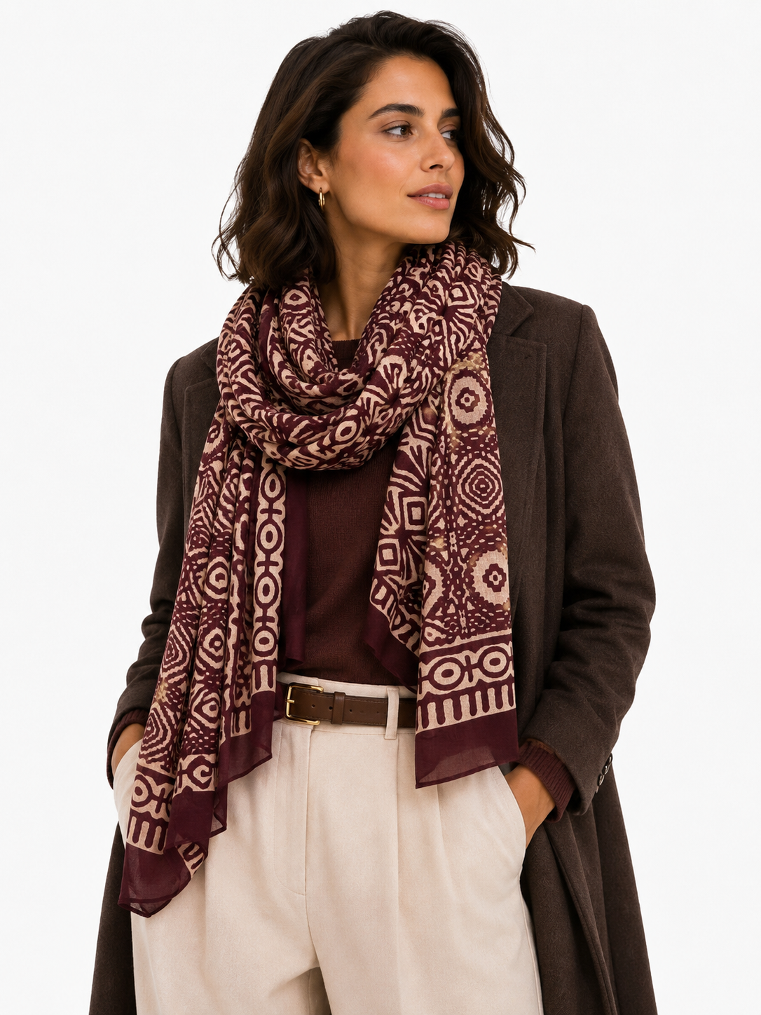 100% Indian cotton scarf or sarong