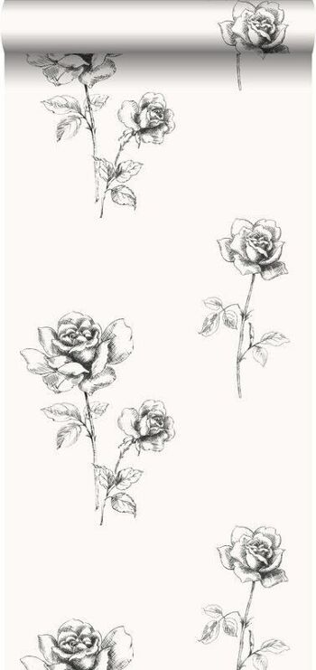 ESTAhome papier peint roses-127609