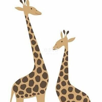 ESTAhome wall mural giraffe-155801