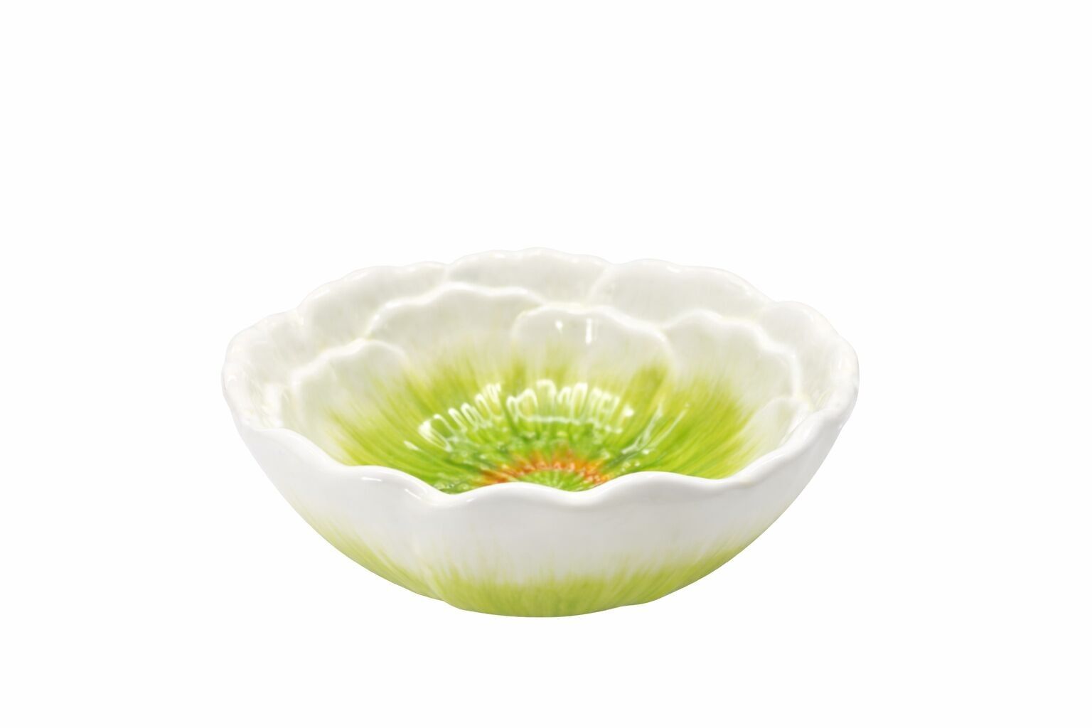 Assiette creuse verte Capri 17.5x17.5x7cm