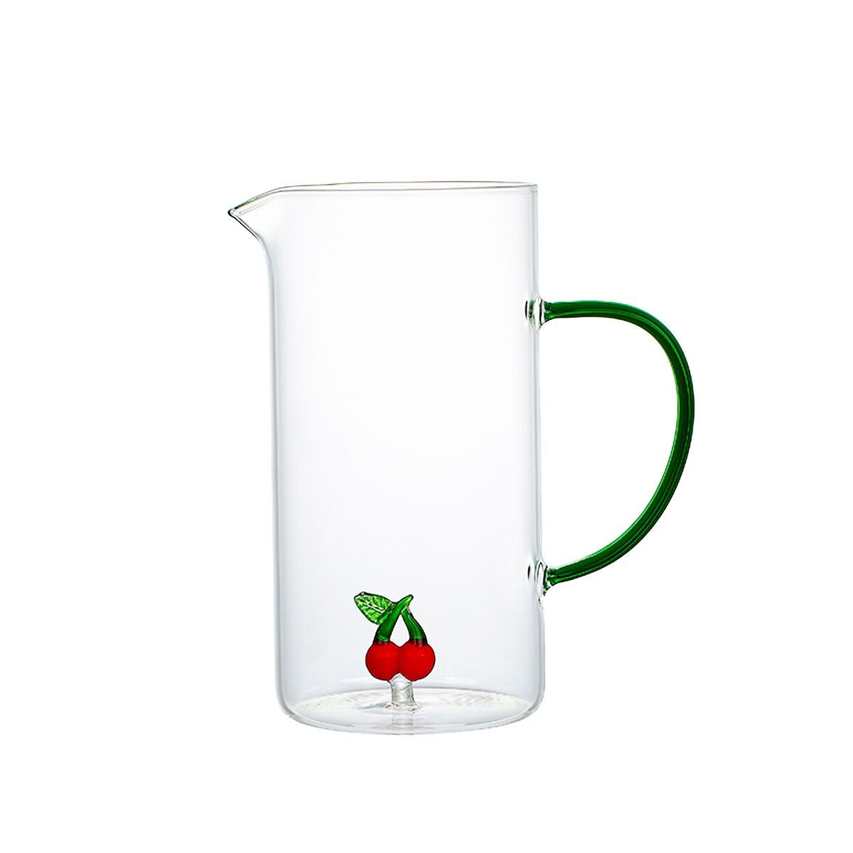 Pichet cerise anse verte 1,5L