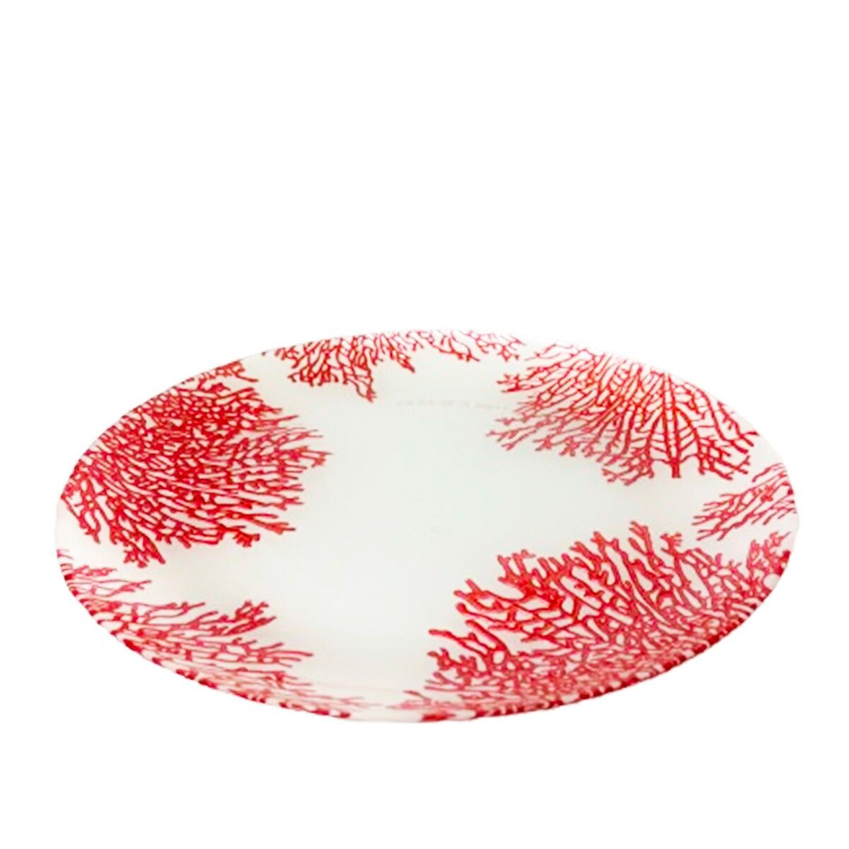 Plat à tarte corail 28x28x2cm