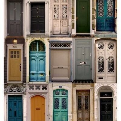 Papel pintado de la casa XXL puertas vintage-158504