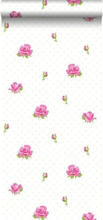 ESTAhome papier peint roses-115728