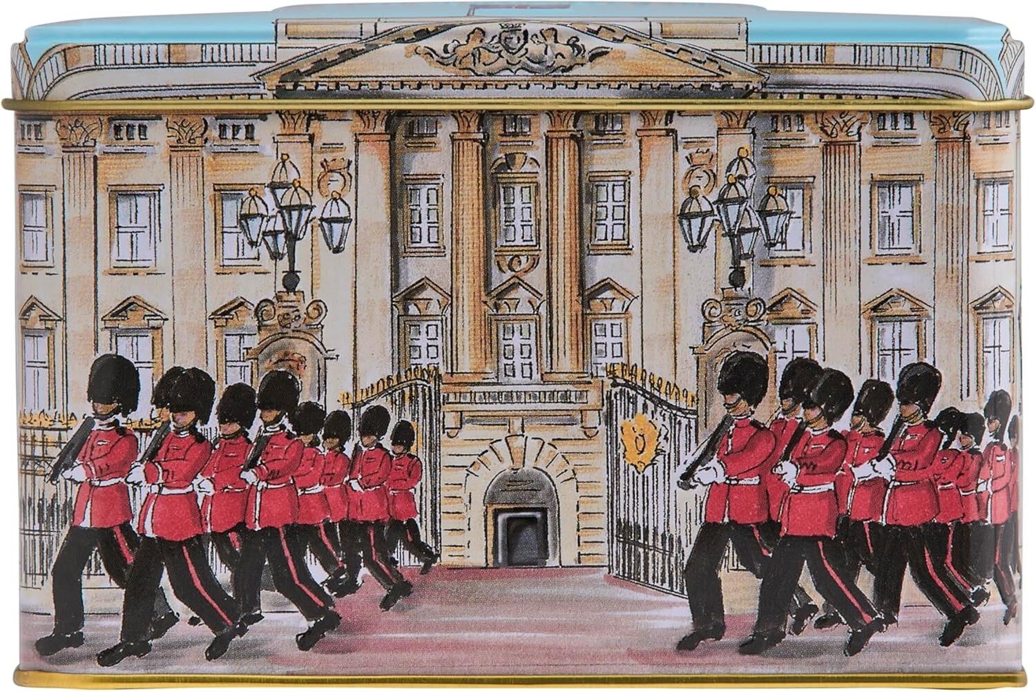 Boîte à thé Buckingham Palace & The King's Calvary 40