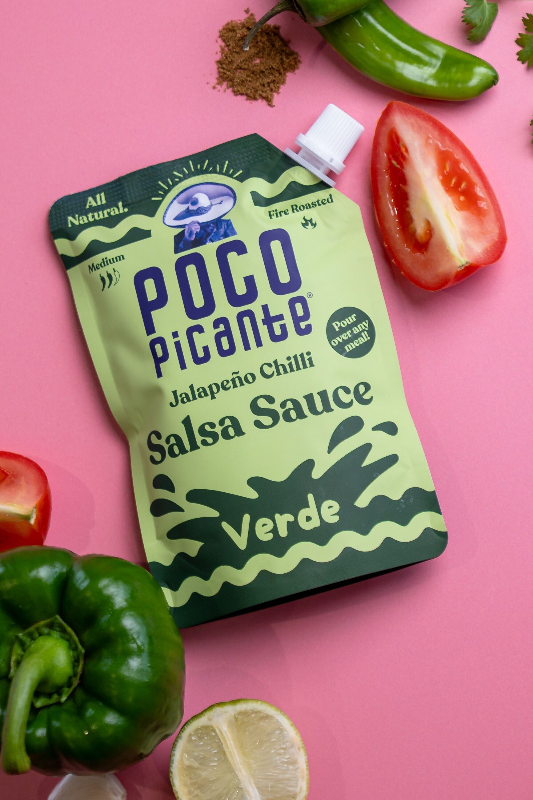 Mexikanische Jalapeño-Chili-Verde-Salsa-Sauce (100 % natürlich)