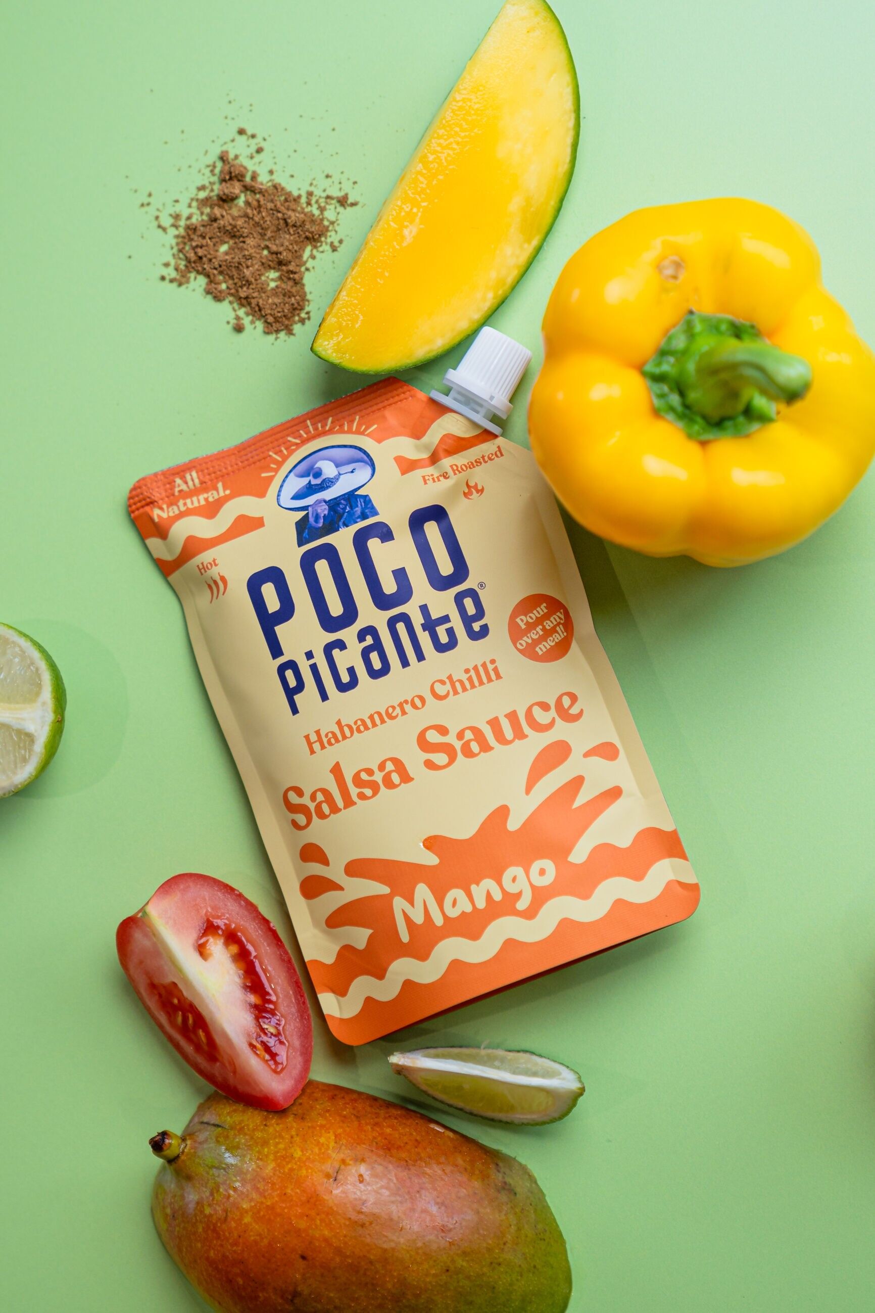 Mexikanische Habanero-Chili-Mango-Salsa-Sauce (100 % natürlich)