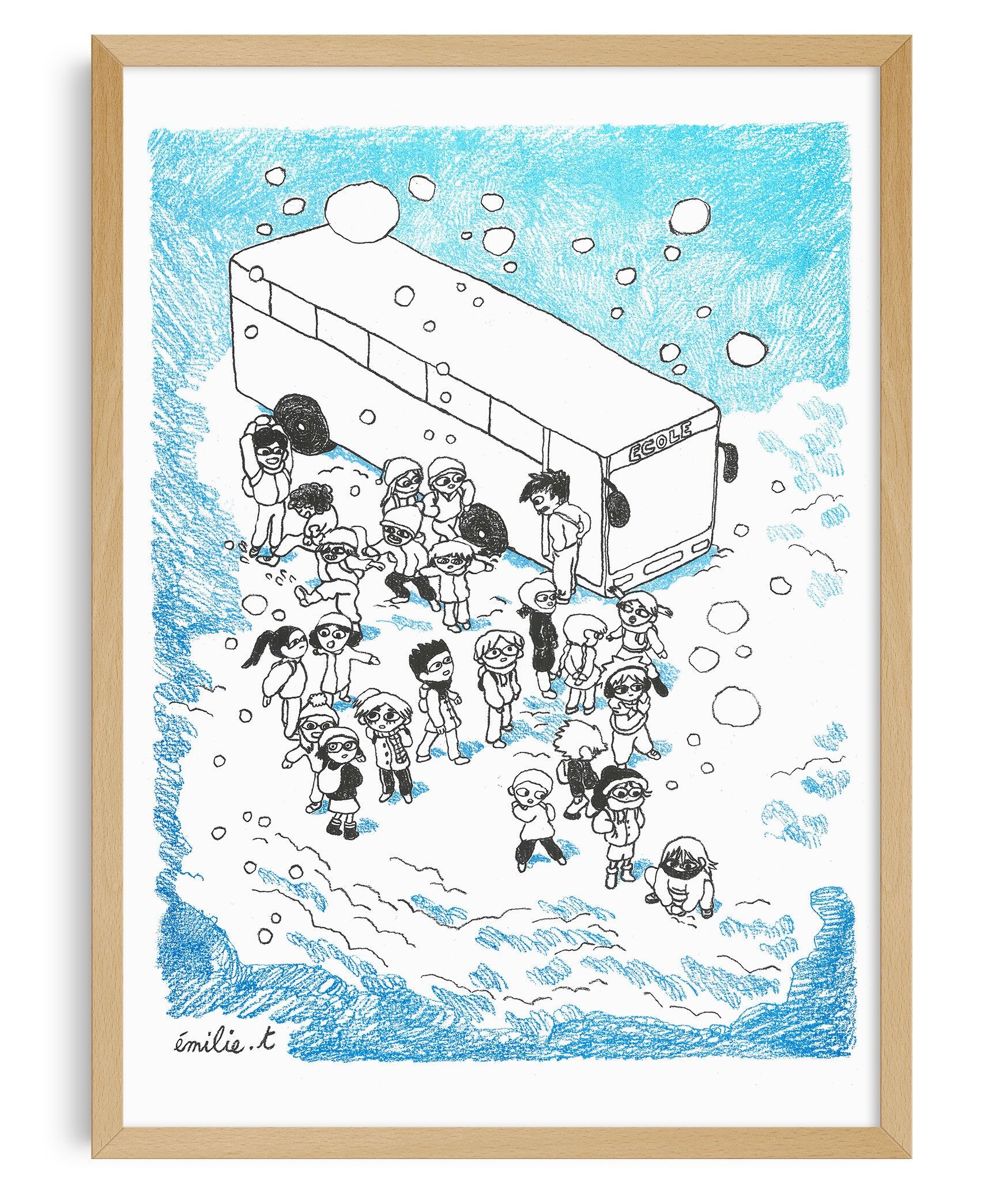 Affiche A3 - Émilie Tronche - Samuel