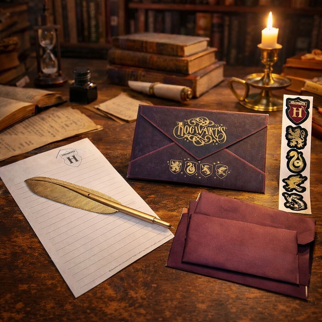 Harry Potter - Letter set incl. Feather Pen - Magical Locations