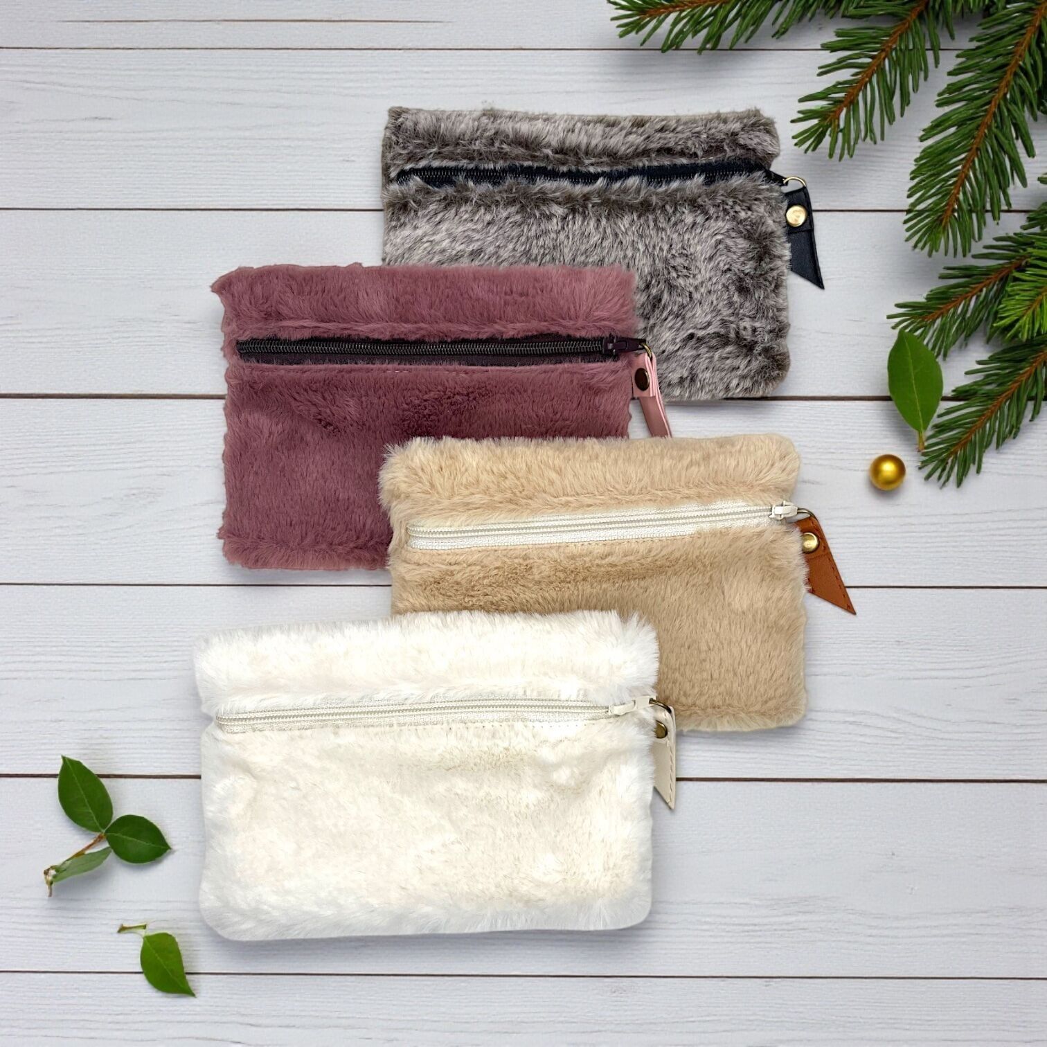 Packung mit 4 kleinen Beuteln, "Fell"