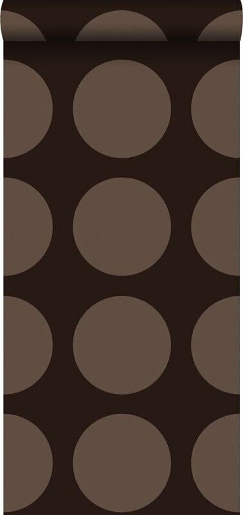 ESTAhome wallpaper spheres on linen texture-135423