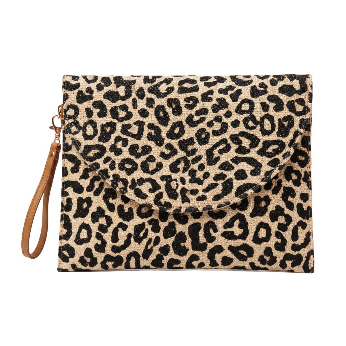 Pochette léopard 30x22x7cm
