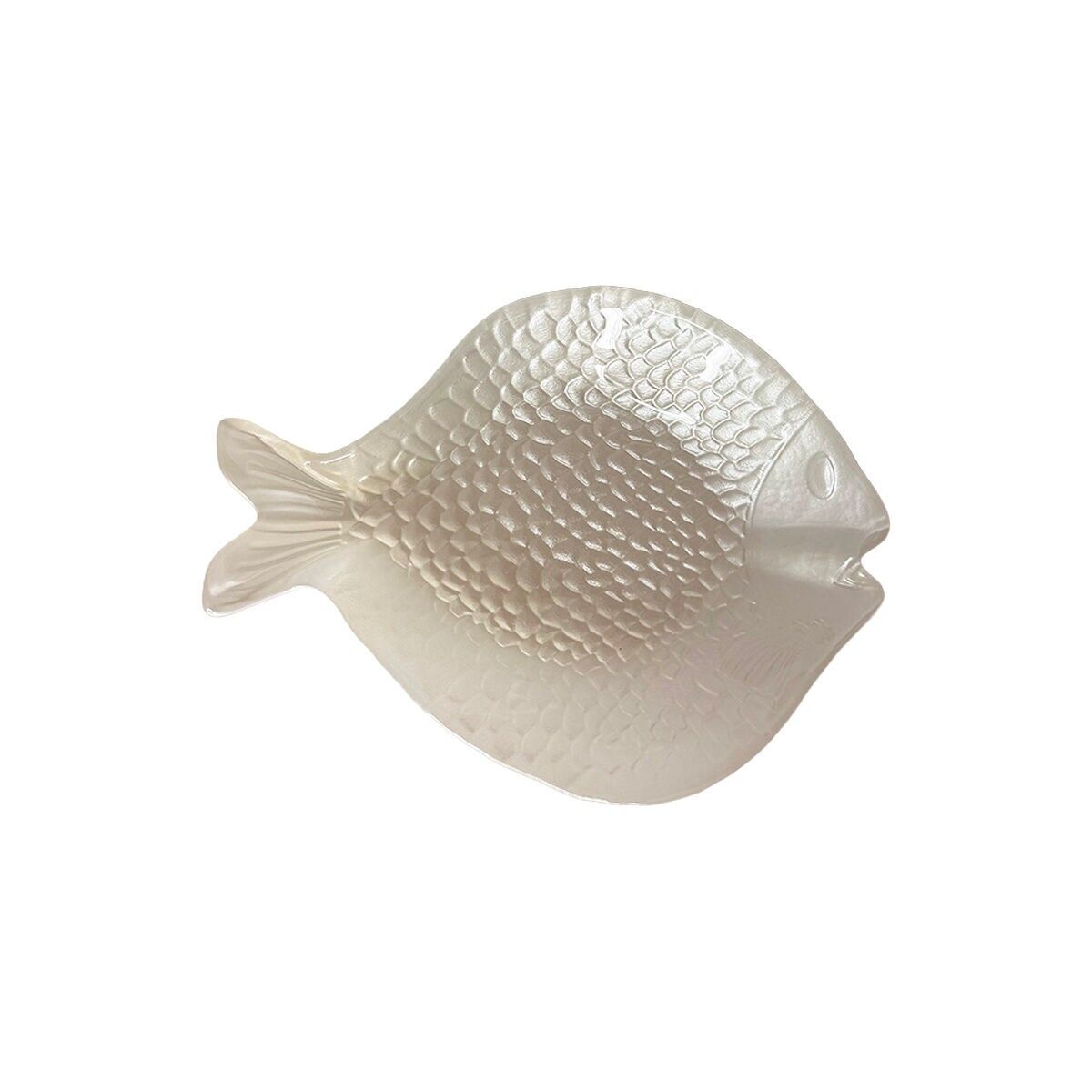 Coupelle poisson blanc 25x19x5cm