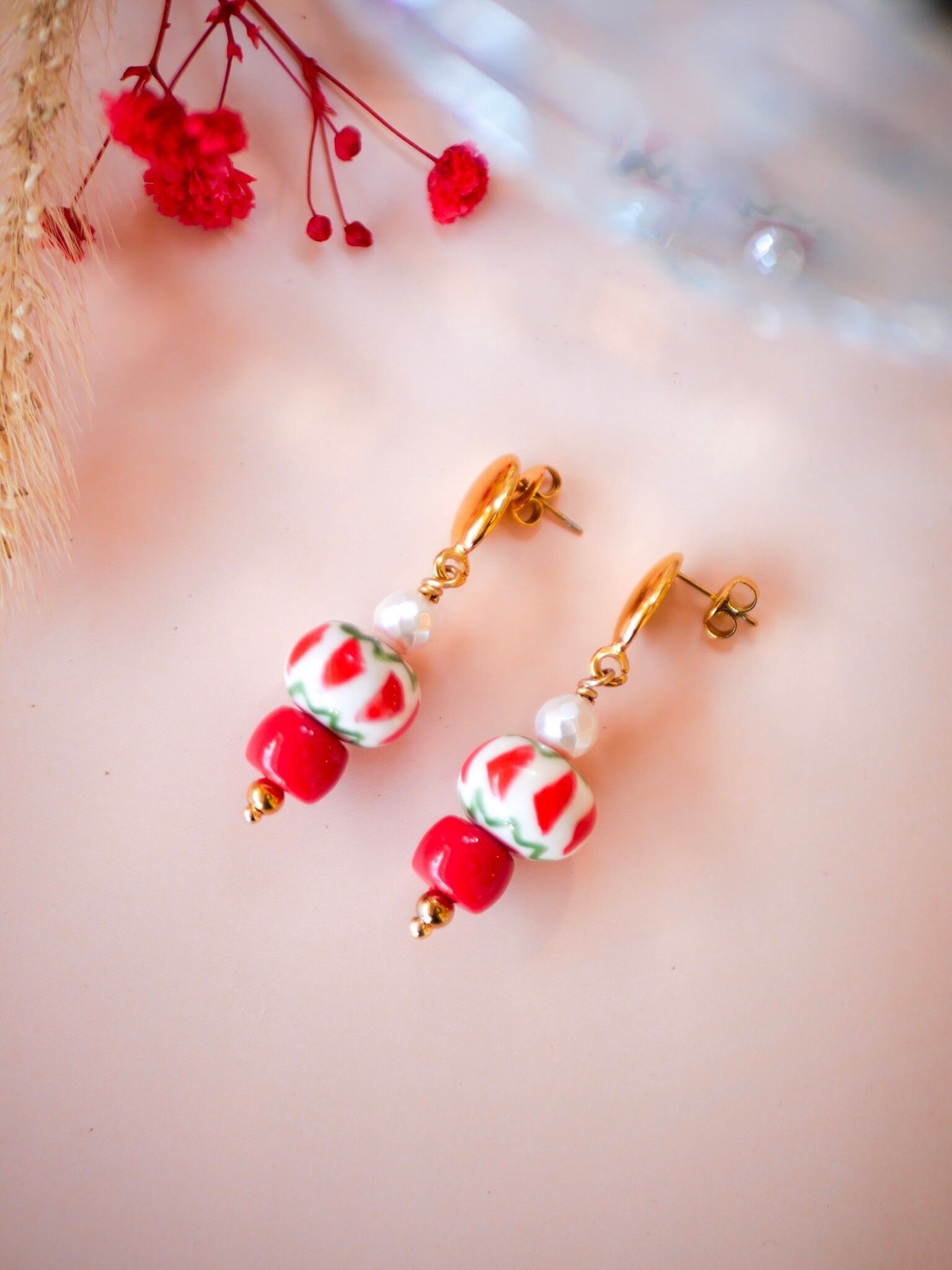 Azeria - Boucles d'oreilles Aglaé - Idée Cadeau - Fabrication française