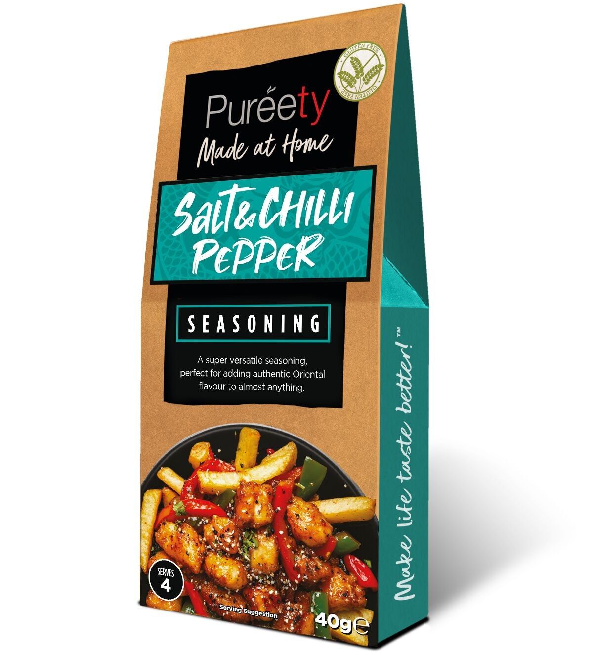 Pureety Condimento al sale e peperoncino senza glutine 50 g