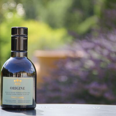 Organic olive oil Origin 25cL bottle - France