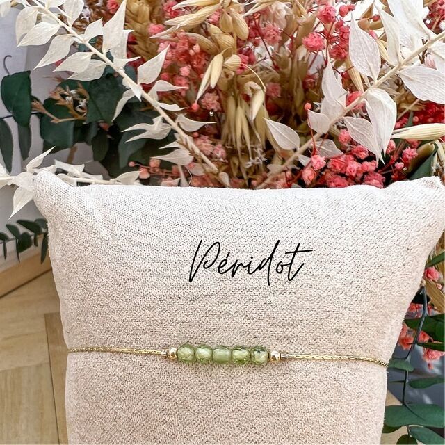 Bracelet pierre de naissance - AOUT