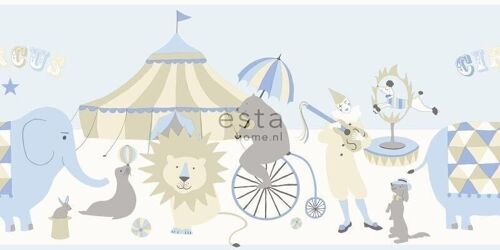 ESTAhome wallpaper border circus-178701