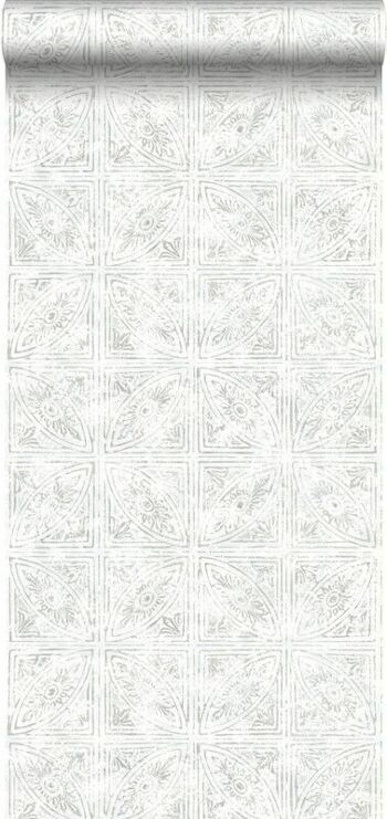 ESTAhome papier peint motif carreaux-148335