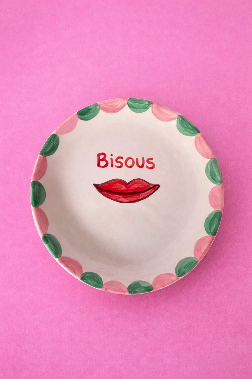 POSTRE KISSES EN TAZÓN Y PLATO (PEDIDO ANTICIPADO)