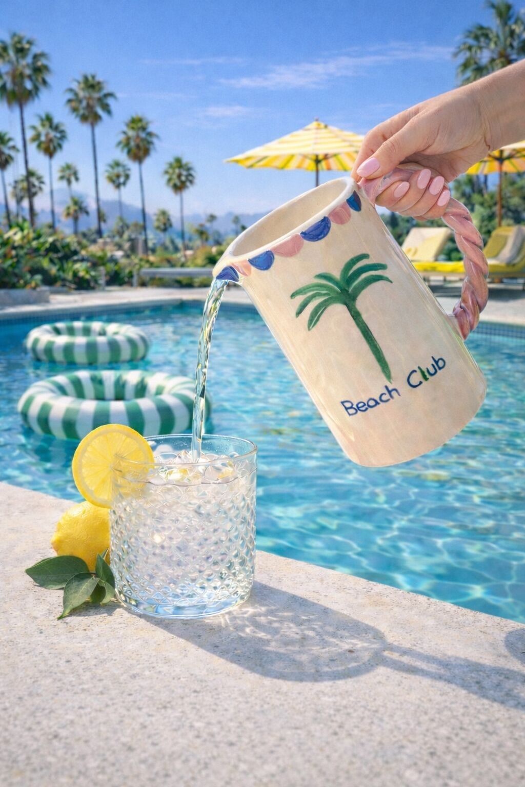 JARRA DE CERÁMICA BEACH CLUB (PEDIDO ANTICIPADO)