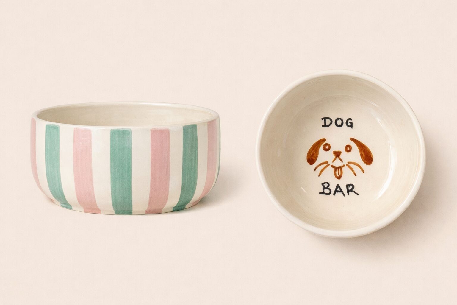 CERAMIC DOG BOWL (PRE-ORDER)