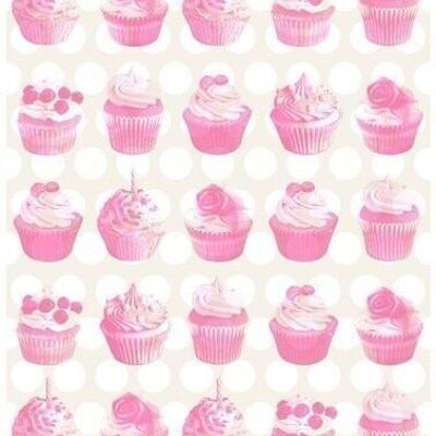 ESTAhome wallpaper cupcakes on shiny dots-138723