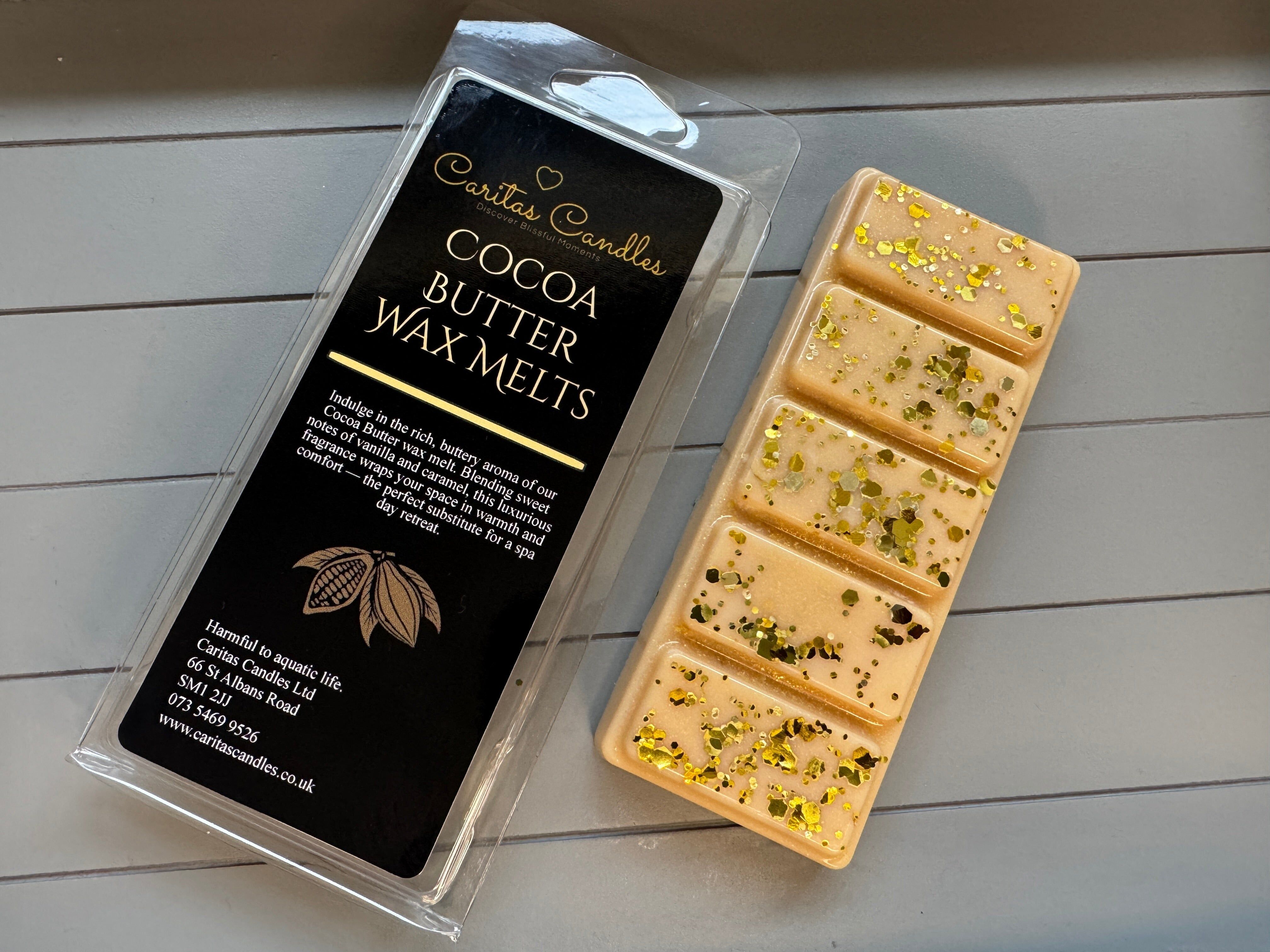 Cire fondante au beurre de cacao