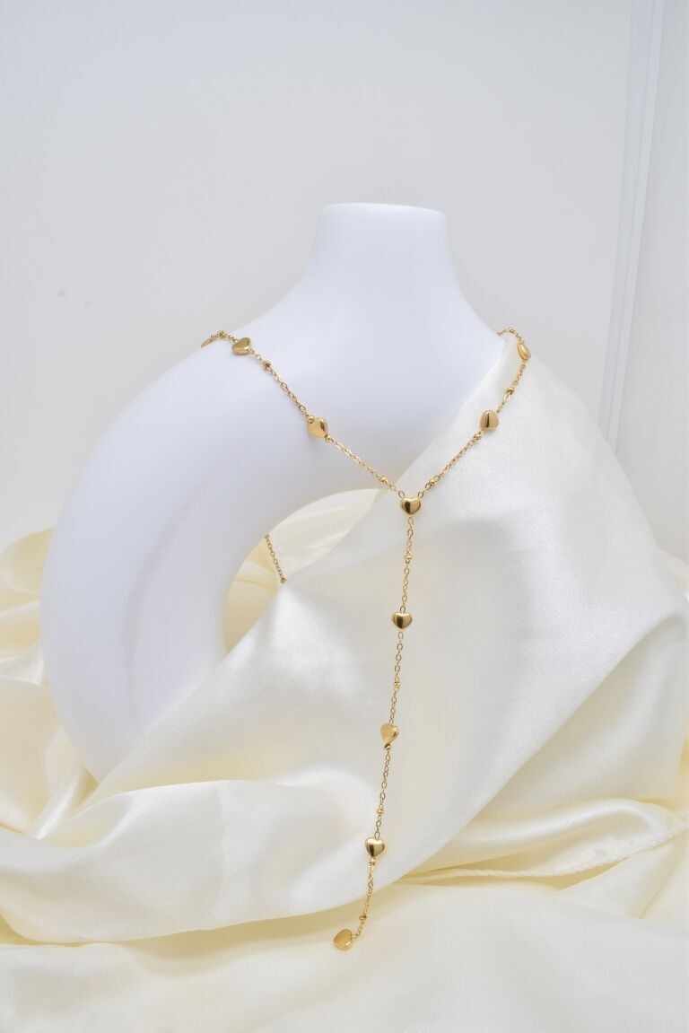 Y-förmige Halskette aus Edelstahl - BJ210301