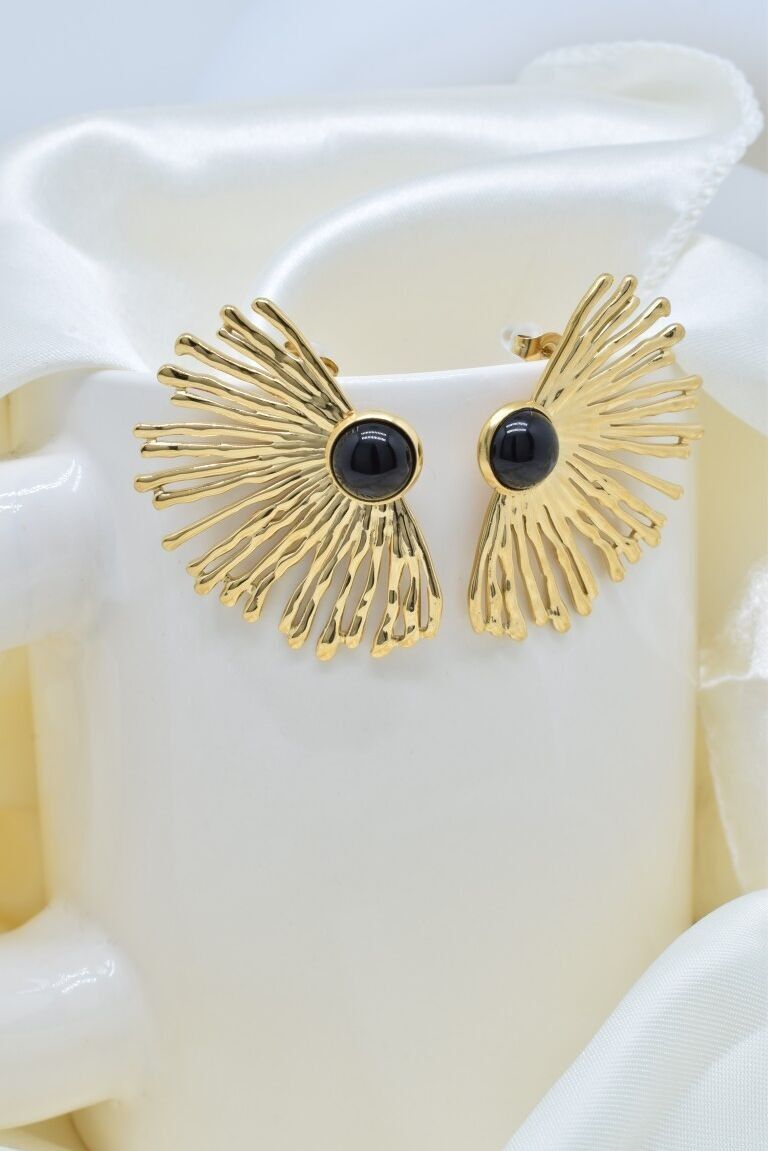 Ohrringe aus Edelstahl - BO100427OR-NO