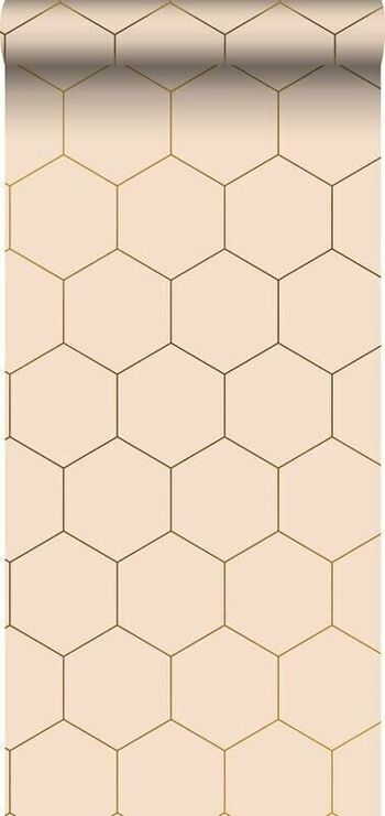 ESTAhome papier peint motif nid d'abeille-139226